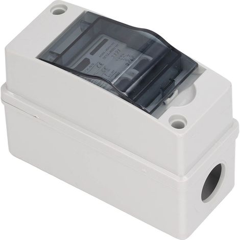 Disjoncteur miniature CC BAOYI 63 ampères 2P, CC 12 V-400 V et CA 90-400 V, étanche IP65, disjoncteur miniature CC pour systèmes photovoltaïques solaires. (1/5)