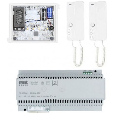 URMET 1183/622 - Kit Base Impianto Audio Alpha 2Voice Urmet (1/5)