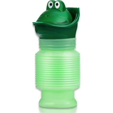 Urinoir rétractable 600 ml pour homme et femme - Portable - Urinoir d'urgence réutilisable - Pour camping, voiture, voyage, embouteillage et file d'attente (1/5)