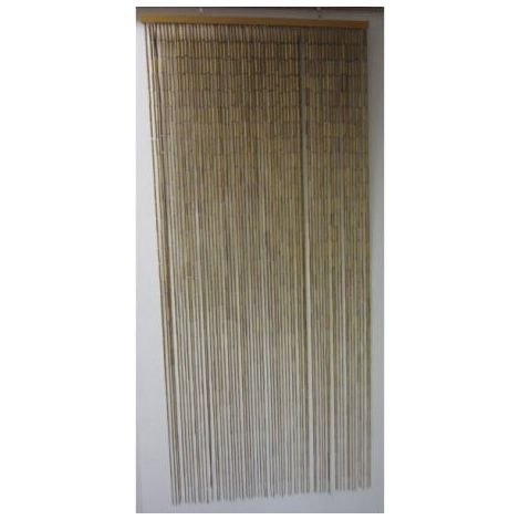 Rideau De Portes Sticks Bambou Vert 90x200cm - Luance