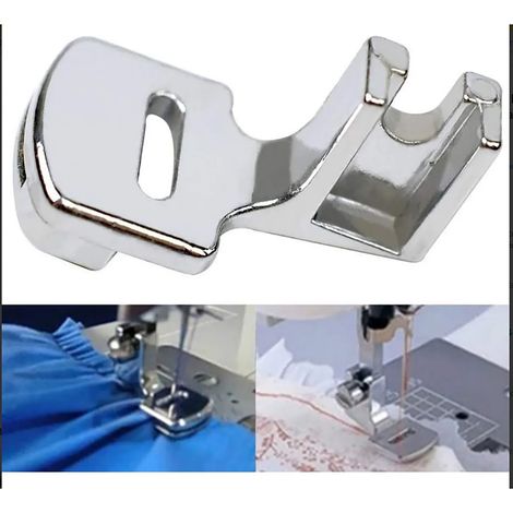 Pied fronceur multifonction en acier inoxydable avec volants pour couture et garniture (1/5)
