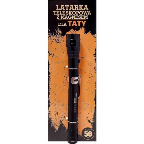Teleskop-Taschenlampe mit Magnet für Papa
