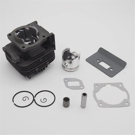 1 - Kit Cylindre Piston - Débroussailleuse Tondeuse - Compatible 1E40F-5 44F-5 BG520 - Haute Résistance Thermique - Pour Jardinage - Argent - 40 MM (1/5)