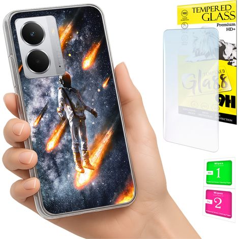 Custodia per Realme 14 5G / 14T 5G con cover fotografica e vetro temperato 9H. (1/5)