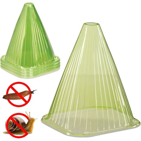 Campanas para plantas de jardín: protegen las plántulas de las plagas