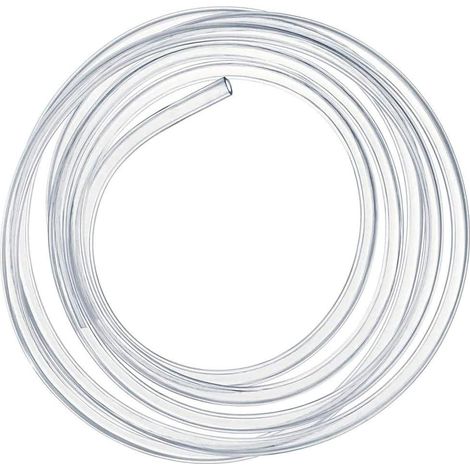 Tuyau PVC - 10 Metres de Tuyau de Pression de Tube, Tube de Silicone de Silicone Tres Souple 5 MM ID x 8 MM OD Tuyau a l'Air, Tuyau d'Oxygène d'Aquarium Tuyau de Carburant, Tuyau d'Huile