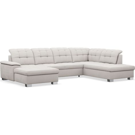 Selsey Jamaal - Wohnlandschaft mit Schlaffunktion und Stauraum, linksseitig, creme (1/5)
