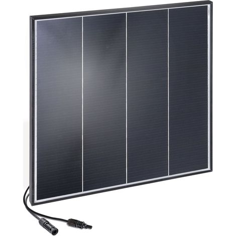 esotec monokristallines Solarmodul, 50Wp, 38V, MC4, Alurahmen, wetterfest 131076 (1/5)