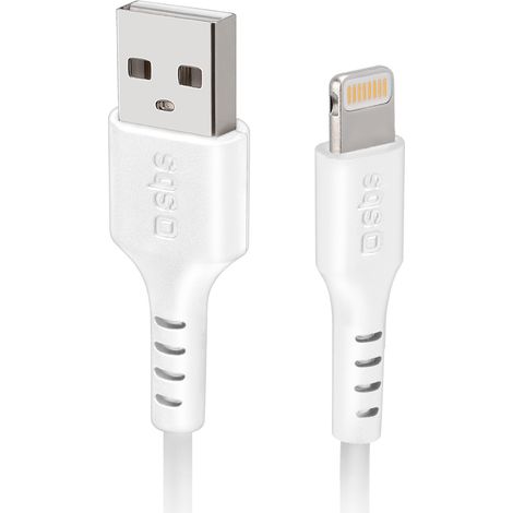 Câble USB-A vers Lightning pour iPhone - Blanc (1/3)