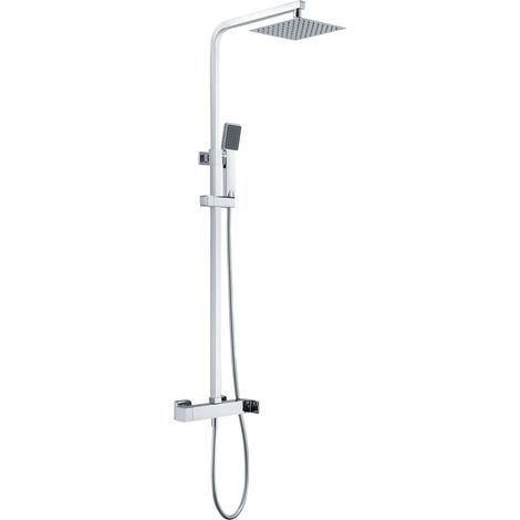 Columna extensible de ducha con un diseño moderno y un acabado cromado Fiyi de Imex (1/5)