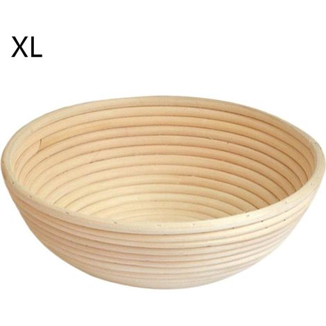 Brotkorb aus Rattan für Gärung und Aufgehen, 1 Stück, Bäckereizubehör (1/5)