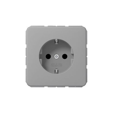 Jung Toma de corriente SCHUKO®, 16 A 250 V , duroplástico, serie CD, gris CD 1520 GR