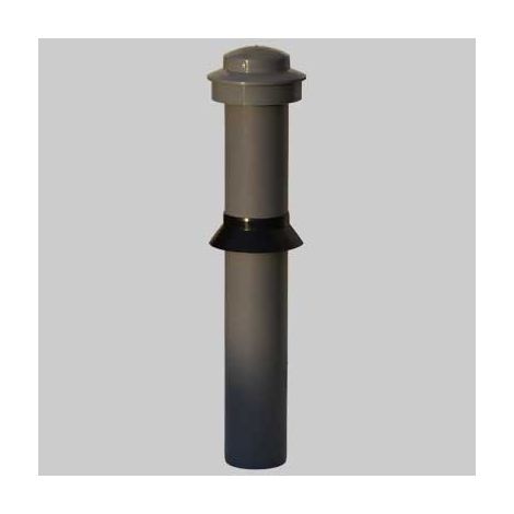 Torretta Di Ventilazione Innesto In Pp Grigio Ø 75