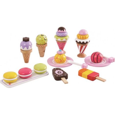 Set di gelati in legno Lelin, 25 pezzi (1/4)