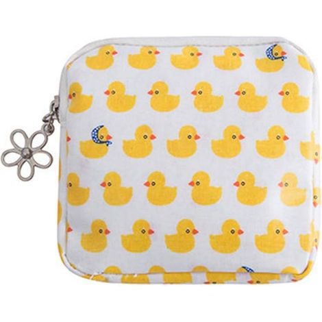 Sac à serviettes hygiéniques 2 pièces (canard + fleur)-Fei Yu (1/2)
