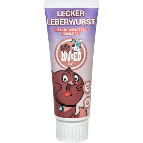 Lov&Ed Lecker Leberwurst für Katzen, 75g - Lebensmittelqualität