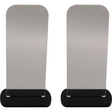 Lot de 2 supports verticaux pour gants de boxe en acrylique noir. (1/5)
