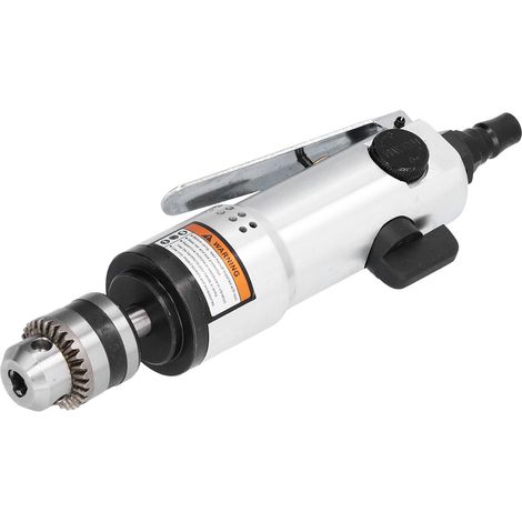 Perceuse pneumatique à mandrin de 3/8 po, type droit, multifonctionnelle, antirouille et durable, pour applications industrielles. (1/5)