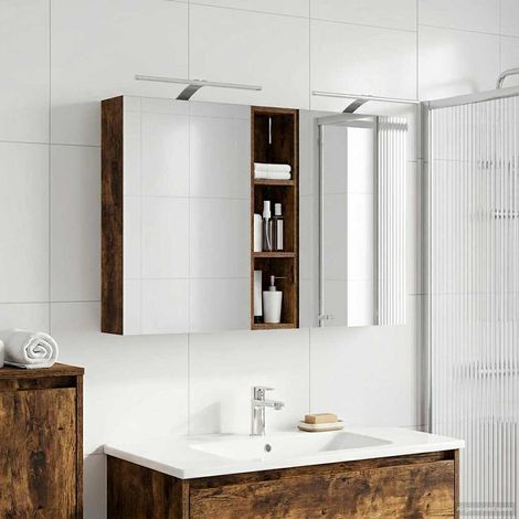 vidaXL Juego de Muebles de Baño 3 uds. 120 x 14,5 x 70 cm (1/5)