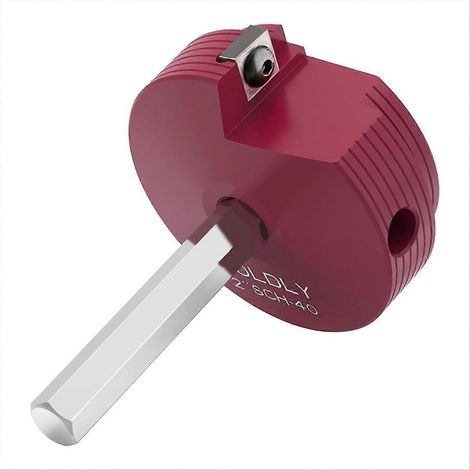 Alésoir pour tuyaux PVC avec tige hexagonale - Protège-joints PVC C (1/5)