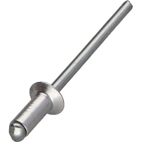 Rivet aveugle Aluminium Tige acier 5X16 Tête Fraisée - 100 pièces