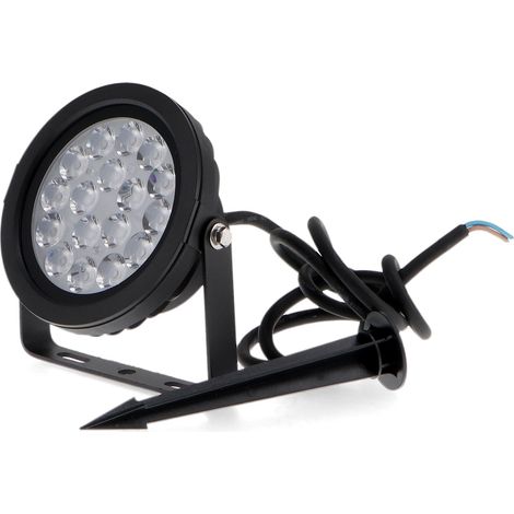 Faretto LED da giardino intelligente RGB-CCT da 15W 1500lm 15° IP66 con picchetto (1/5)