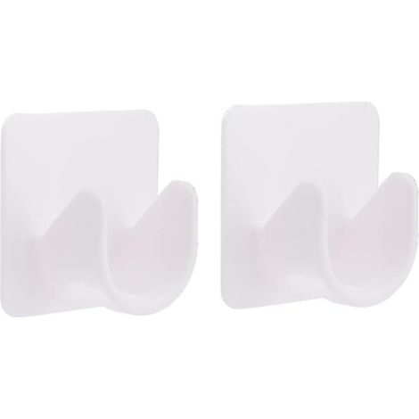 Support De Tringle À Rideau Adhésif Télescopique - Pour Douche Et Arrosoir - Lot De 2 (1/5)