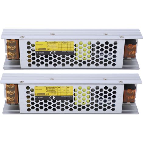 Alimentation LED 60W 24V 2.5A, entrée AC 185-264V, convertisseur régulateur driver pour bande lumineuse (1/5)