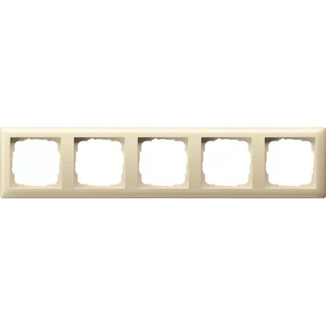 Abdeckrahmen Gira standard 55 Schraubenlos 5 Steckdosen (1/2)