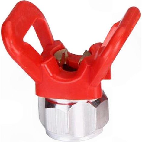 Düsenschutz für Airless-Spritzpistolen, Ersatzsitz, Basis, Werkzeug, flaches Design, rot, neues Modell, einfach zu bedienen (1/5)