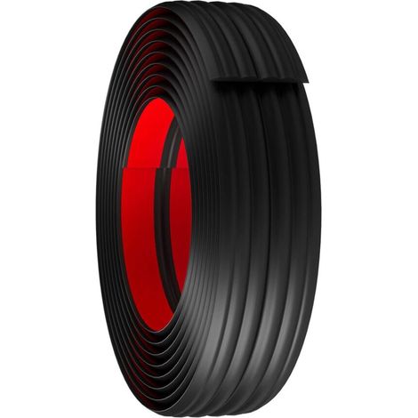 Moulure d'angle TPE 6 mx 20 mm, protection de bord-Noir (1/3)