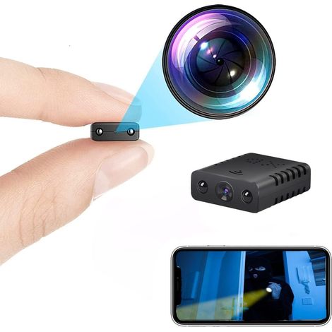 Caméra intérieure Wi-Fi, vidéo Ultra HD, petite caméra pour la maison ou le bureau (1/5)