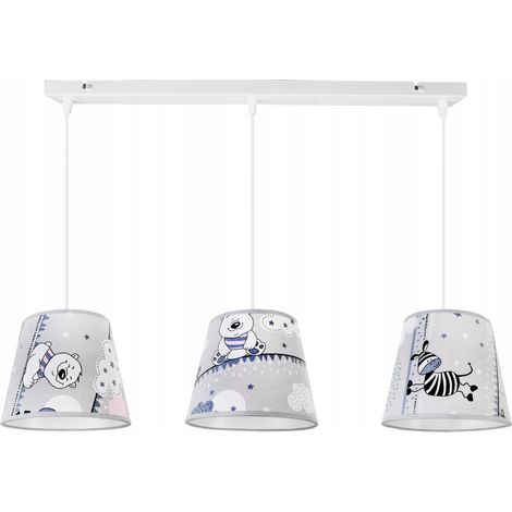 LÁMPARA DE TECHO COLGANTE INFANTIL LOFT, PANTALLA LED