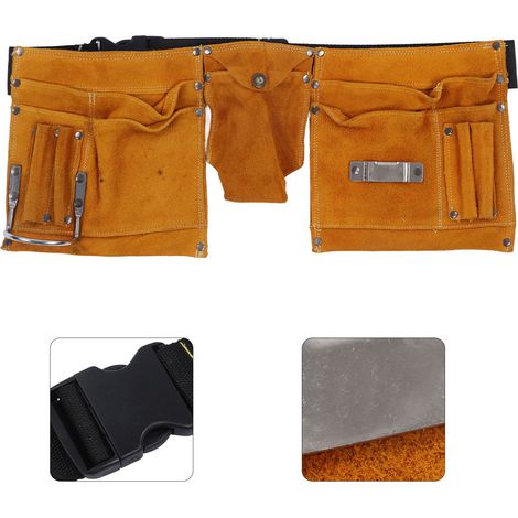 Sacoche à outils ménager, sac banane pour équipement d'électricien résistant à l'usure et aux coupures (1/5)