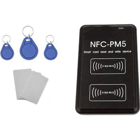 NFC-Smartcard-Lesegerät, Gravierer, Kopierer, tragbarer Duplikator, Programmierer – 3 Karten, 3 Schlaufen