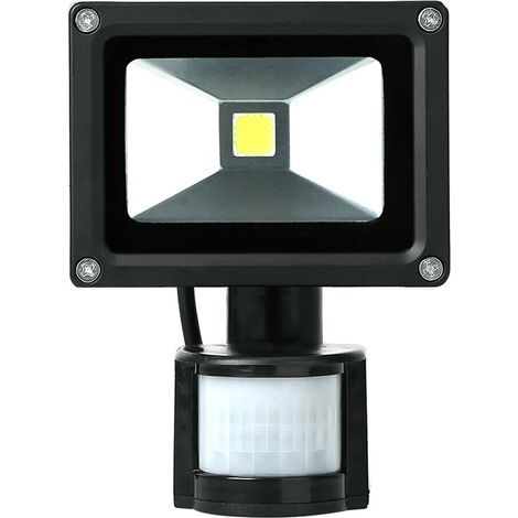 AC85-265V LED-Flutlicht mit Bewegungsmelder für sensible Außenbeleuchtung, Wandmontage, geeignet für Parkplätze, Höfe, Terrassen, Einfahrten, Veranden und Eingänge. (1/5)