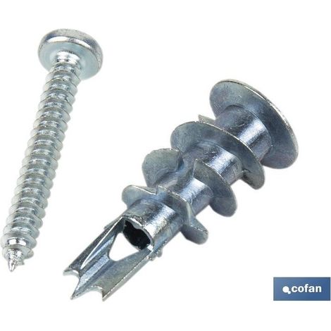 Pack 100 unités TACO ZAMAK 13X32 avec vis 4,2X32