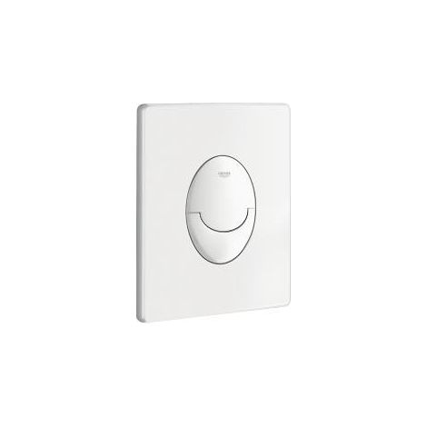 Grohe – Plaque de commande WC Skate Air – Finition blanc alpin – Technologie double chasse – Installation EasyConnect