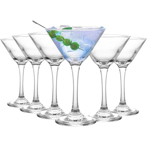 Martini Cocktail Glasses Crystal Martini Glass for Restaurants Parties Home Dishwasher Safe (1/3)