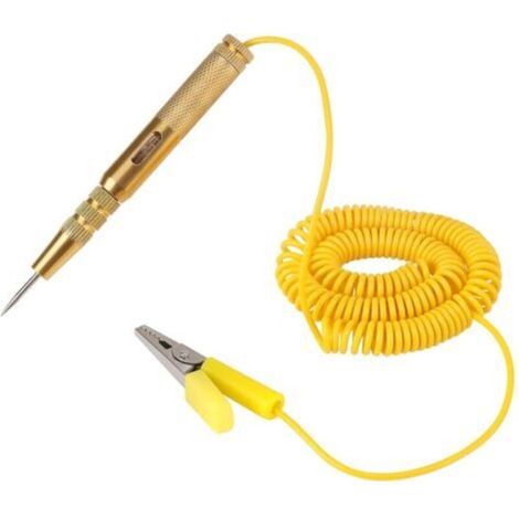 Stylo testeur de circuit de Automobile DC 6V 12V 24V avec Ampoule LED rouge vert lampe temoin Convient pour les voitures, les camions, les motos, les bateaux et plus encore