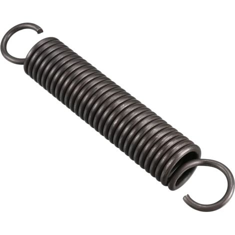 110mm Free Length Double Hook Tension Spring x 1 Piece Metal Extension Coil Springs for Industrial Machinery, [Black]  1 Pièce, Tension, Extension Hélicoïdal Ressorts pour Machines industrielles, Méta (1/4)