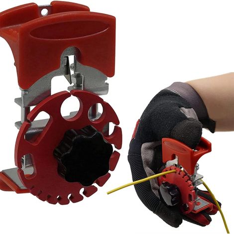 Denudeur cable electrique manuelle multifonctionnelle Machine à dénuder le cuivre à main avec profondeur réglable, facile à transporter, adapté à diverses scènes (1/5)