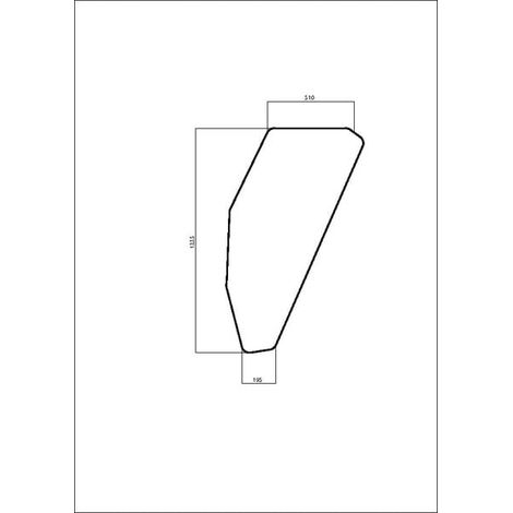 Vetro portiera SX UNIVERSALE D9007 (1/2)