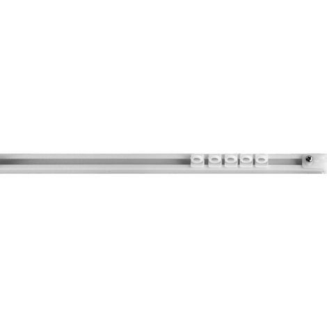 binario a strappo in pvc per tende arricciate da 200 cm
