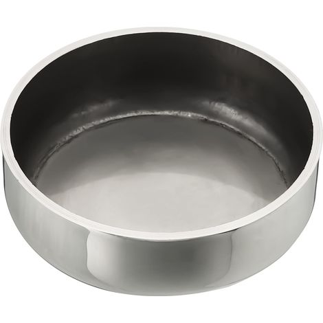 1 x 304 Stainless Steel End Pipe End Round Connector Cap 2.2 Inches (56 mm) ID Polished Silver Lid for Plumbing HVAC Food Alcohol Industries Metal Water Gas Welding (1/5)