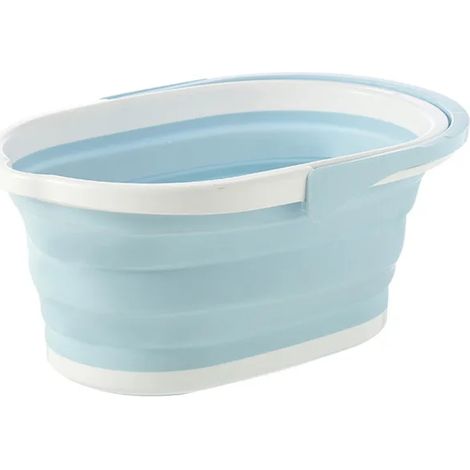 Pliant Bassin D'eau Camping Fournitures Seau En Plastique Lavabo Pour Foot Spa Bain Pêche Lavage De Voiture Articles Ménagers Accessoires Vieux Seau 3 (1/5)