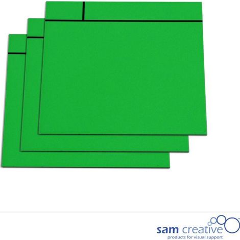 Magnetische Scrum Notizblätter 10x10 cm grün
