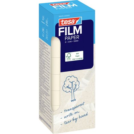 tesa  59215-00000-01 Klebeband tesafilm® Transparent (L x B) 33 m x 19 mm 8 St.