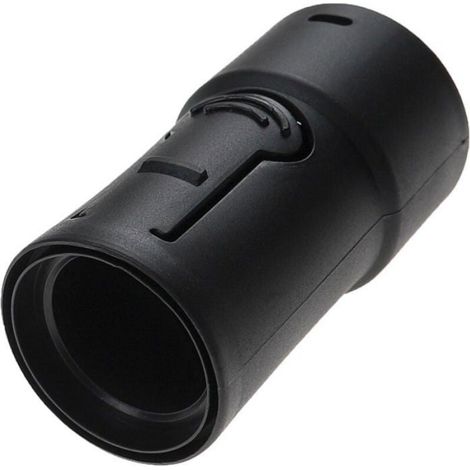 Adaptateur Tuyau - Pour Aspirateur Siemens Synchropower - Raccordement Mécanique À Clic - Longueur 92 Mm - Noir - 1 Pièce (1/4)