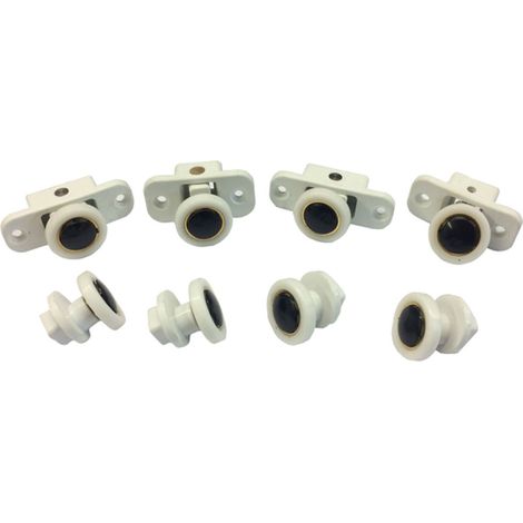 Ricambio kit rotelle cuscinetti ruote inferiori - superiori per box doccia Dacia Megius A400141